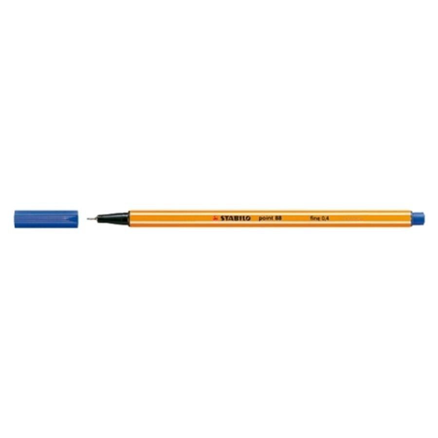 FINE PEN POINT 88 BLUE BOX OF 10 STABILO 88/41 STABILO